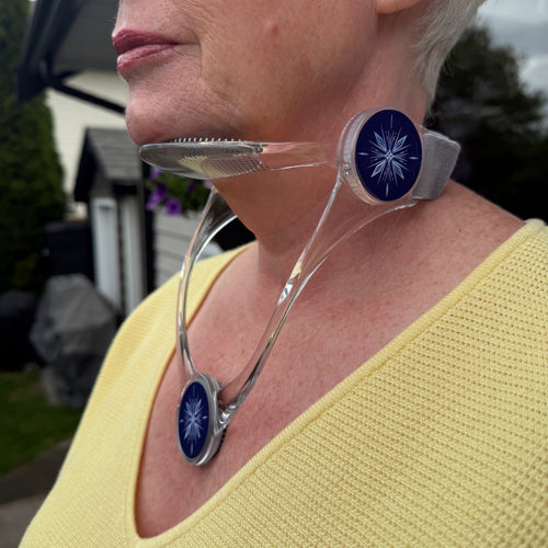 Adjustable Neck Support – Hands-Free Comfort